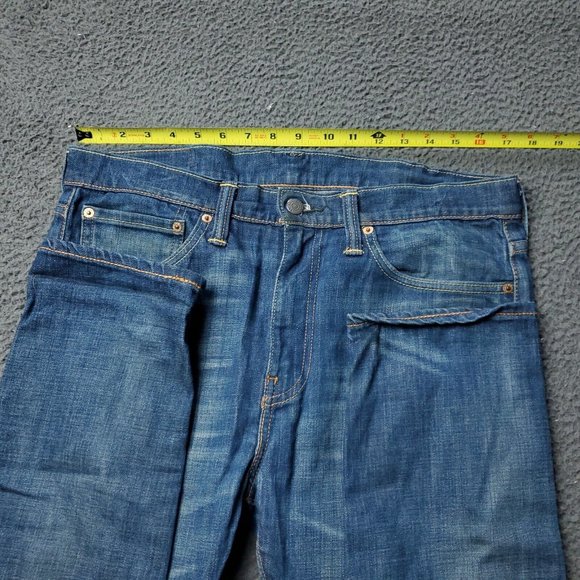 Levis 510 Jeans Denim Blue Cotton Mens 34 x29 - Picture 1 of 7